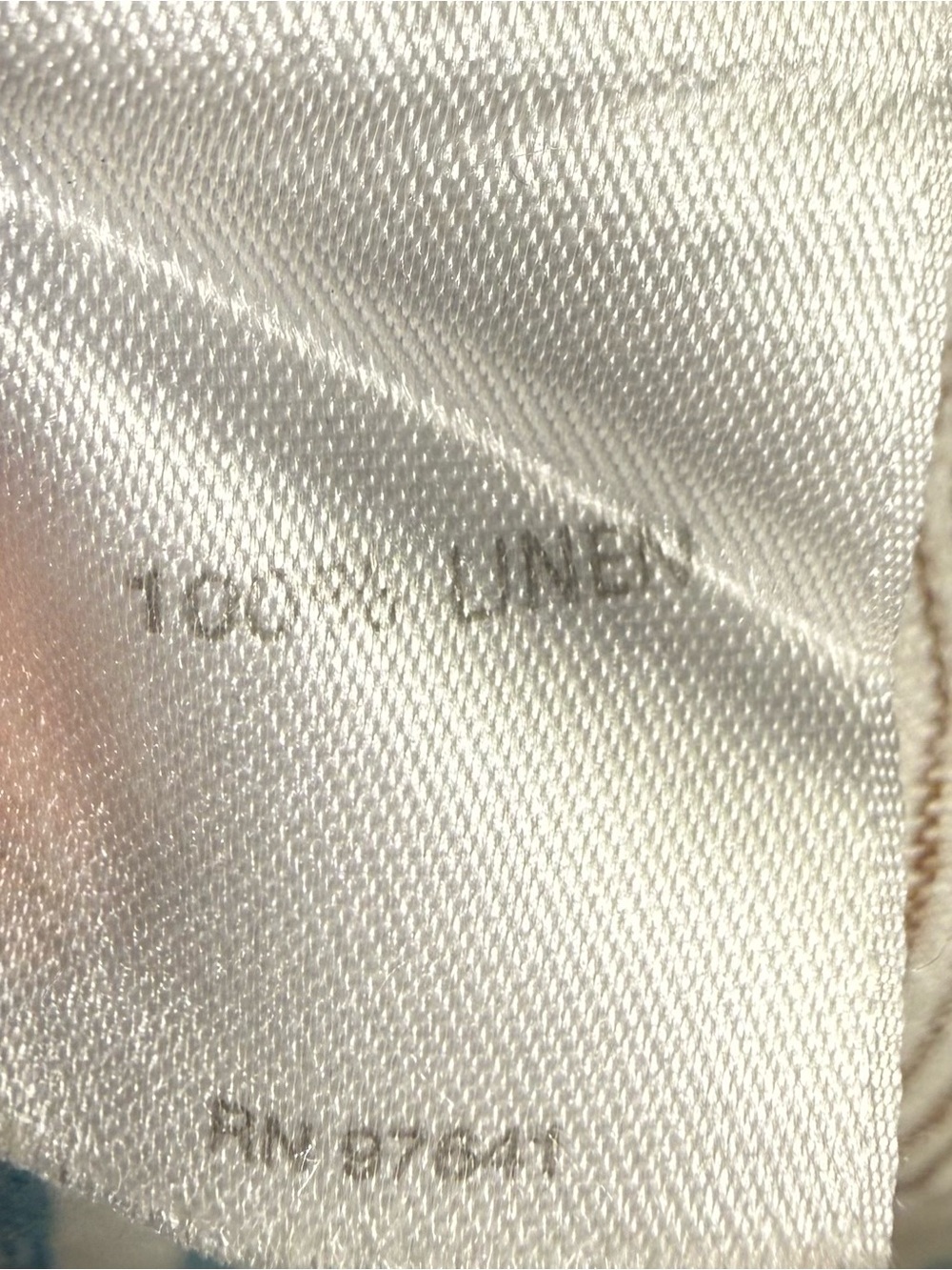 J. Jill Linen Sz L Blue and Beige Striped Midi Dress - Picture 3 of 8